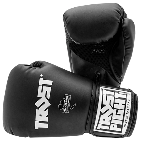 Boxing Gloves Trust Icon Semi Leather Black