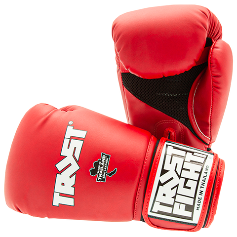 Boxing Gloves Trust Icon Semi Leather Red